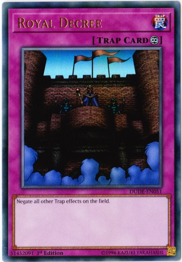 Yu-Gi-Oh! | Royal Decree | DUDE-EN051 | Ultra Rare | 1st Edition