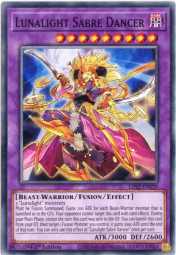 Yu-Gi-Oh! | Lunalight Sabre Dancer | LDS2-EN129 | Common | 1st Ed