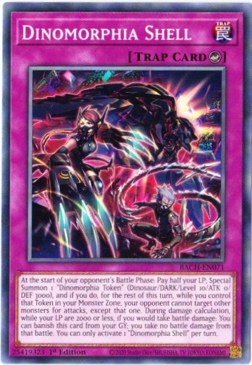 Yu-Gi-Oh! | Dinomorphia Shell | BACH-EN071 | Common | 1st Edition