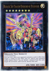 Yu-Gi-Oh! | Hieratic Sky Dragon Overlord of Heliopolis | GFTP-EN004 | Ultra Rare | 1st Edition