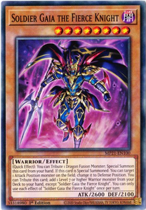 Yu-Gi-Oh! | Soldier Gaia the Fierce Knight | MP21-EN100 | Common | 1st Edition