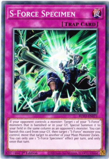 Yu-Gi-Oh! | S-Force Specimen | BLVO-EN071 | Common | 1st Ed