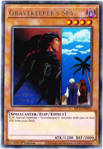 Yu-Gi-Oh! | Gravekeeper's Spy | KICO-EN031 | Rare | 1st Ed