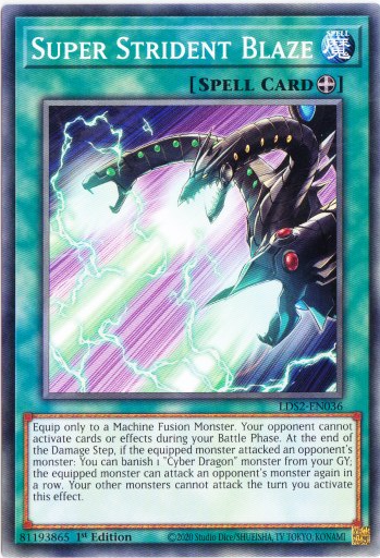 Yu-Gi-Oh! | Super Strident Blaze | LDS2-EN036 | Common | 1st Ed