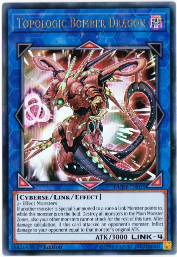 Yu-Gi-Oh! | Topologic Bomber Dragon | DUDE-EN025 | Ultra Rare | 1st Edition