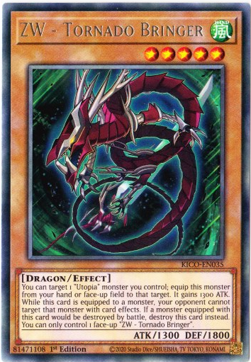 Yu-Gi-Oh! | ZW - Tornado Bringer | KICO-EN035 | Rare | 1st Ed