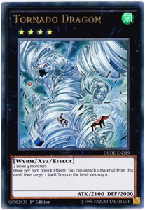 Yu-Gi-Oh! | Tornado Dragon | DUDE-EN019 | Ultra Rare | 1st Edition