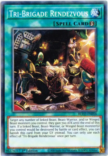 Yu-Gi-Oh! | Tri-Brigade Rendezvous | BLVO-EN056 | Common | 1st Ed