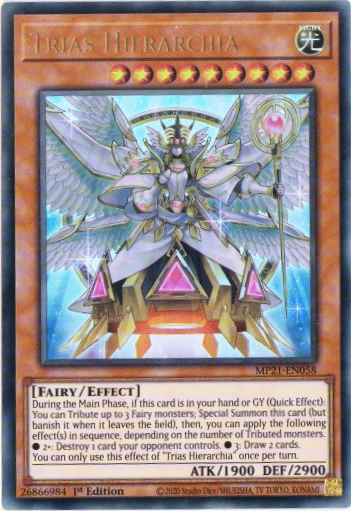 Yu-Gi-Oh! | Trias Hierarchia | MP21-EN058 | Ultra Rare | 1st Edition