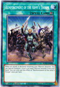 Yu-Gi-Oh! | Reinforcement of the Army's Troops | BLVO-EN088 | Common | 1st Ed