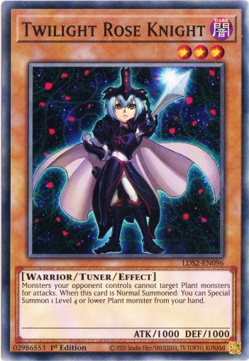 Yu-Gi-Oh! | Twilight Rose Knight | LDS2-EN096 | Common | 1st Ed