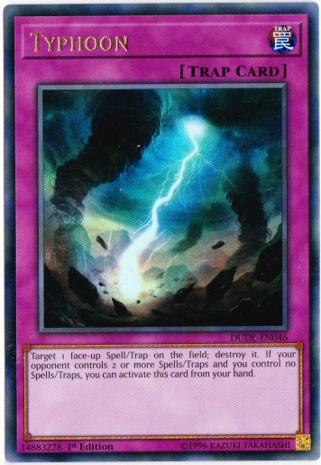 Yu-Gi-Oh! | Typhoon | DUDE-EN046 | Ultra Rare | 1st Edition