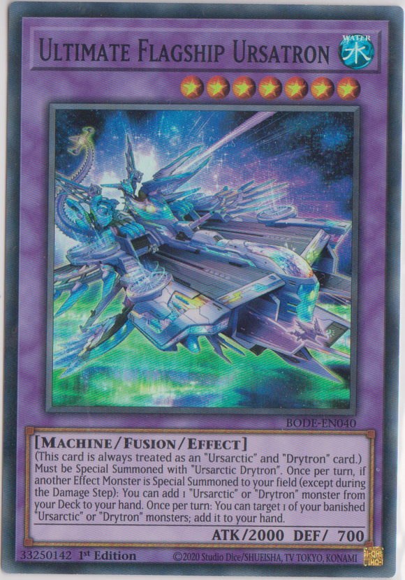 Yu-Gi-Oh! | Ultimate Flagship Ursatron | BODE-EN040 | Super Rare | 1st Edition