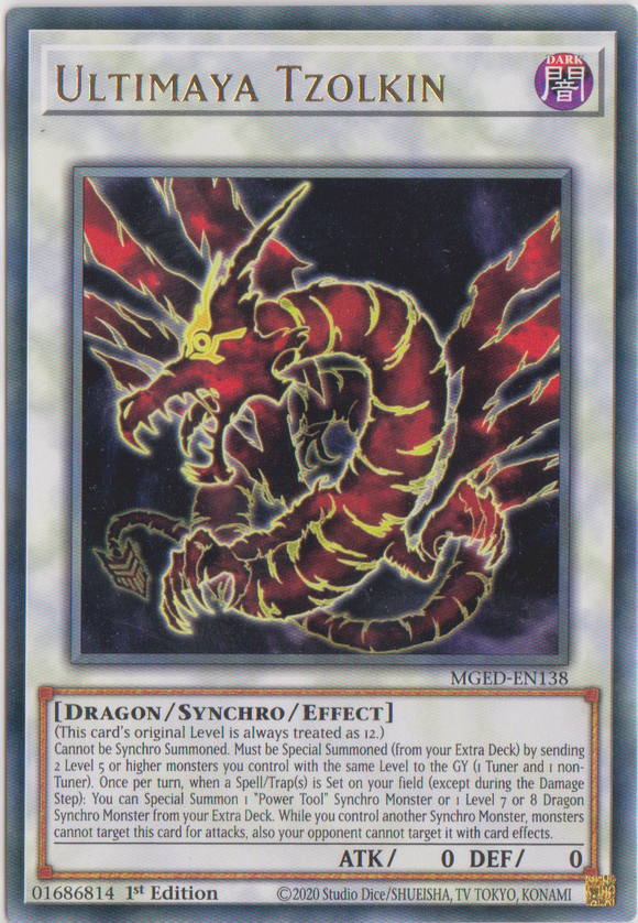 Yu-Gi-Oh! | Ultimaya Tzolkin | MGED-EN138 | Rare | 1st Edition