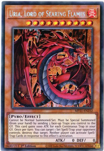 Yu-Gi-Oh! | Uria, Lord of Searing Flames | MP21-EN252 | Prismatic Secret Rare | 1st Edition