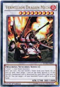 Yu-Gi-Oh! | Vermillion Dragon Mech | DUDE-EN015 | Ultra Rare | 1st Edition