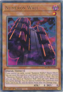 Yu-Gi-Oh! | Numeron Wall | MGED-EN081 | Rare | 1st Edition