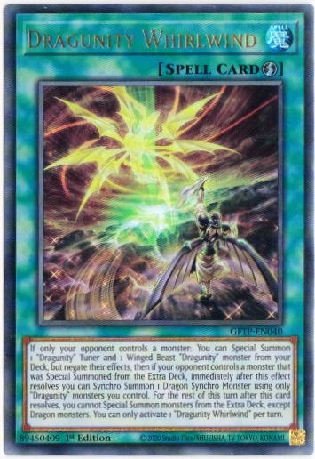 Yu-Gi-Oh! | Dragunity Whirlwind | GFTP-EN040 | Ultra Rare | 1st Edition