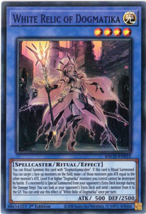 Yu-Gi-Oh! | White Relic of Dogmatika | BACH-EN035 | Super Rare | 1st Edition