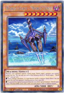 Yu-Gi-Oh! | World Legacy - "World Lance" | GEIM-EN058 | Rare | 1st Ed