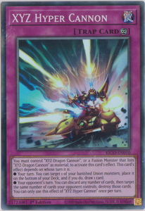 Yu-Gi-Oh! | XYZ Hyper Cannon | KICO-EN010 | Super Rare | 1st Ed