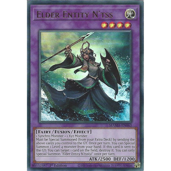 Yu-Gi-Oh! | Elder Entity N'tss | MAMA-EN063 | Ultra Rare | 1st Edition