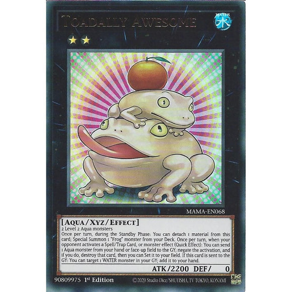 Yu-Gi-Oh! | Toadally Awesome | MAMA-EN068 | Ultra Rare | 1st Edition