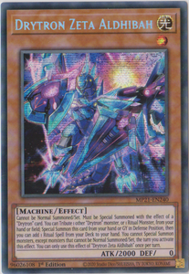 Yu-Gi-Oh! | Drytron Zeta Aldhibah | MP21-EN240 | Prismatic Secret Rare | 1st Edition